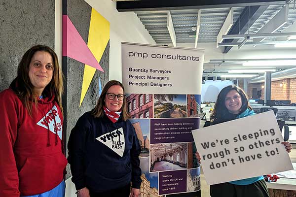 PMP Consultants team up to raise money for youth homelessness